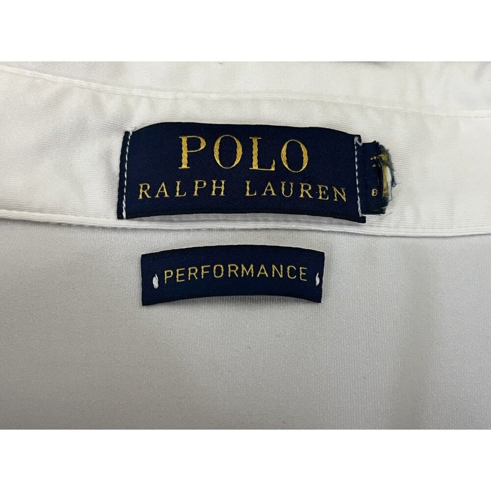 Polo Ralph Lauren Shirt Mens White Performance Golf Polo Stretch 2XB - Picture 5 of 8